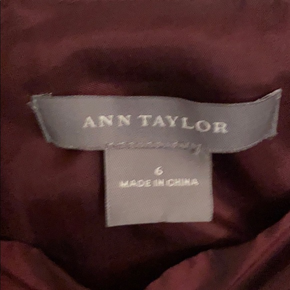 Stunning Burgundy Skirt-Ann Taylor - Picture 7 of 7